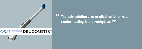 DRUGOMETER, the only solution proven effective for on-site random drug testing in the workplace